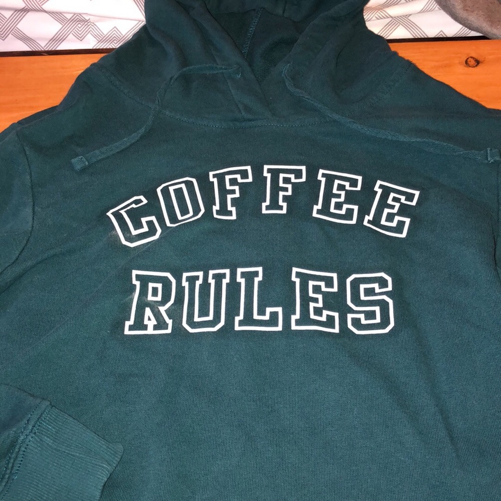 Long sleeve crop top hoodie